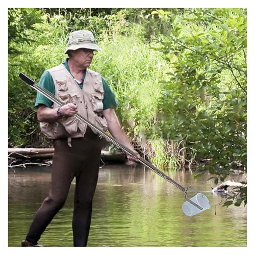 YHDMBBSHNB Teleskopstangen-Wasserprobenehmer, Wassertiefenprobenset for Teich, Bach, Pool, See, Fluss(Plastic,L 0.8m-2m(2.8ft-6.5ft)) von YHDMBBSHNB