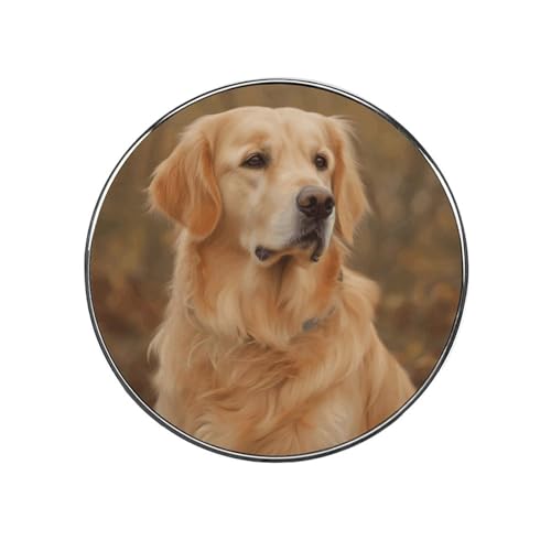 YHEGBFD Starke Kühlschrankmagnete, Golden Retriever, magnetischer Kühlschrank-Aufkleber, magnetische Dekorationen für Schrank, Spülmaschine und Spind YHEGBFD Starke Kühlschrankmagnete, Golden Retriever, magnetischer Kühlschrank-Aufkleber, magnetische Dekorationen für Schrank, Spülmaschine und Spind von YHEGBFD