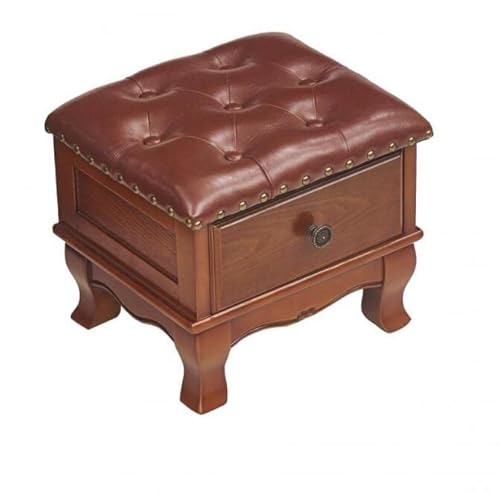YHEIANJ Fußhocker mit Stauraum – Fußhocker – Fußhocker für den Frisiertisch – Moderner gepolsterter Fußhocker – Fußhocker für die Frisierkommode – Fußhocker aus Gummiho,D 30 * 30 * 35CM YHEIANJ Fußhocker mit Stauraum – Fußhocker – Fußhocker für den Frisiertisch – Moderner gepolsterter Fußhocker – Fußhocker für die Frisierkommode – Fußhocker aus Gummiho,D 30 * 30 * 35CM von YHEIANJ