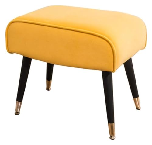 YHEIANJ Gepolsterter Fußhocker mit Beinen für Wohnzimmer und Schlafzimmer. Kleiner rechteckiger Sitz für den Schminktisch. Bezug aus weichem Leinen und grauem Wildleder,A Suede YHEIANJ Gepolsterter Fußhocker mit Beinen für Wohnzimmer und Schlafzimmer. Kleiner rechteckiger Sitz für den Schminktisch. Bezug aus weichem Leinen und grauem Wildleder,A Suede von YHEIANJ