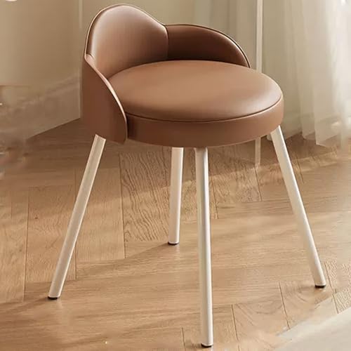 YHEIANJ Moderner grüner Schminkhocker mit drehbaren Metallbeinen für Arbeitszimmer/Wohnzimmer/Schlafzimmer,Brown+pu Fixed YHEIANJ Moderner grüner Schminkhocker mit drehbaren Metallbeinen für Arbeitszimmer/Wohnzimmer/Schlafzimmer,Brown+pu Fixed von YHEIANJ