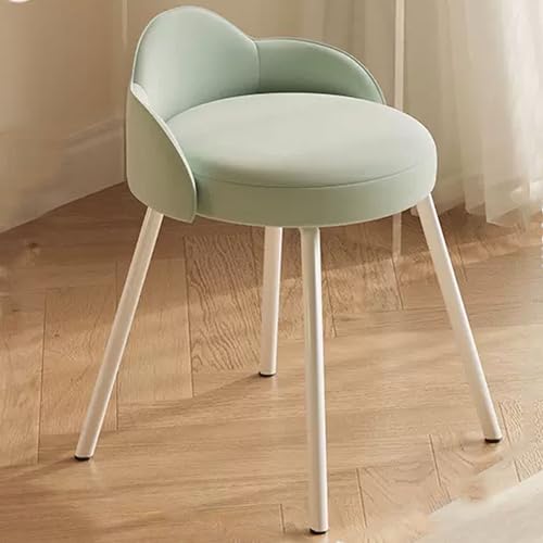 YHEIANJ Moderner grüner Schminkhocker mit drehbaren Metallbeinen für Arbeitszimmer/Wohnzimmer/Schlafzimmer,Green+Cloth Swivel YHEIANJ Moderner grüner Schminkhocker mit drehbaren Metallbeinen für Arbeitszimmer/Wohnzimmer/Schlafzimmer,Green+Cloth Swivel von YHEIANJ