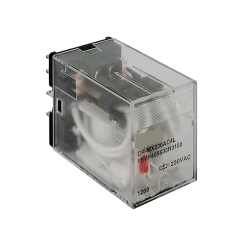 10229082 CR-MX230AC4L 1SVR405633R3100 220VAC | 4NO+4NC | 5A CR-MX Steckbares Zwischenrelais von YHENSS