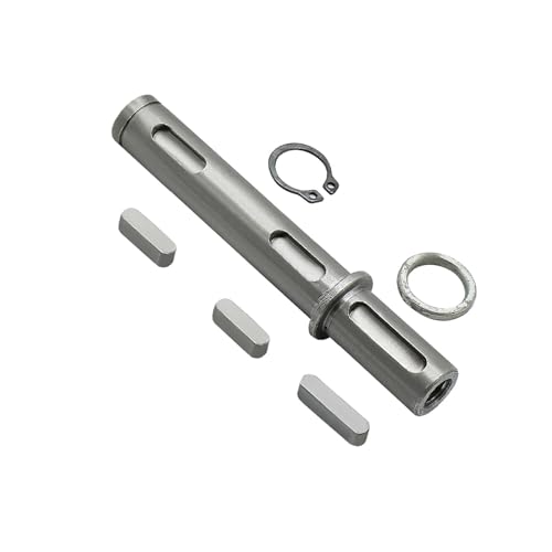 25mm Einzel Doppel Dual Ausgang Welle Fit NMRV RV 050 Schneckengetriebe Minderer Getriebe for CNC Graveur Router Drehmaschine(Single Shaft) von YHENSS