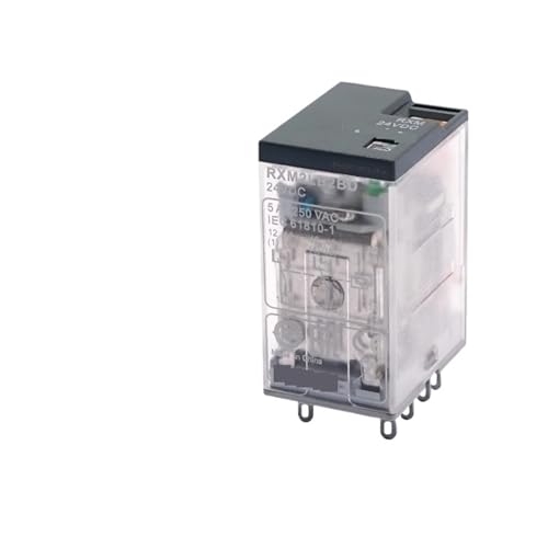 Intermediate Relay RXM2LB2BD with LED Indicator 8-pin 5A 2 Open 2 Closed Electromagnetic DC24V(DC12V RXM2LB2JD) von YHENSS