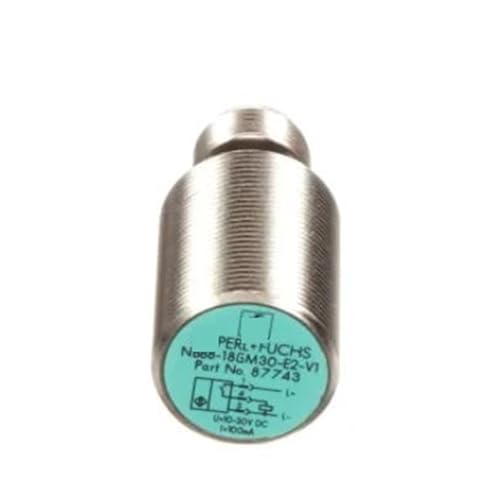 NBB8-18GM30-E2-V1 087743 PNP Barrelinduktiver Näherungssensor, M18x1,8 mm Erfassungsbereich, 10 bis 30Vdc, IP67 von YHENSS