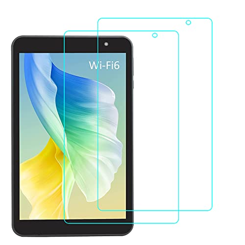 YHFZR Schutzfolie für Weelikeit Tablet 8 Zoll, [9H Härte] [2,5D Runde Kanten] [Anti-Kratzer] gehärtetes Glas Display Schutzfolie für Weelikeit Tablet 8 Zoll, 2PCS von YHFZR