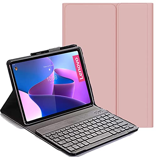 YHFZR Spanish Keyboard Case Ñ für Lenovo Tab P11 Pro 2nd 2022, Spanish Slim Keyboard Case mit magnetisch abnehmbarem drahtlosem für Lenovo Tab P11 Pro 2nd 2022/ Pad Pro 11.2'' 2022 TB-132U, Rosa von YHFZR