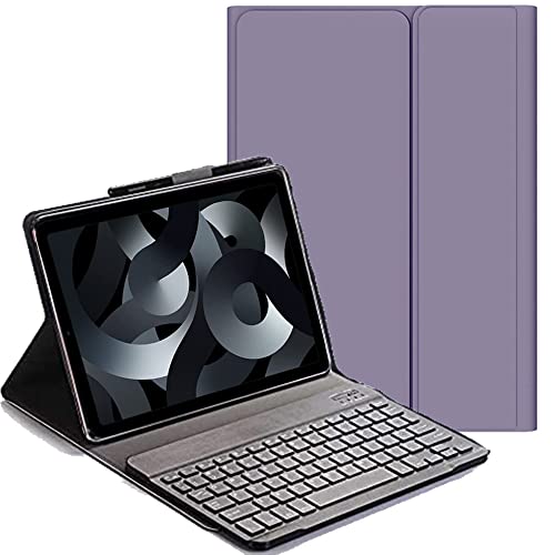 YHFZR Tastatur Hülle for Huawei MatePad Pro 11 2022, (QWERTY Layout), Ultradünn Flip Entfernbar Drahtloser Keyboardständer Ledertasche für Huawei MatePad Pro 11 2022, Violett von YHFZR