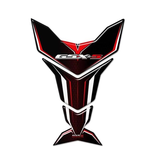 YHGGDN Motorrad-Tankschutz-Aufkleber Für Suzuki GSX-S125 GSX-S750 GSX-S1000 GSX S GSXS GSX - S 125 750 1000 Aufkleber Tankschutz Tankpads(Rot) von YHGGDN