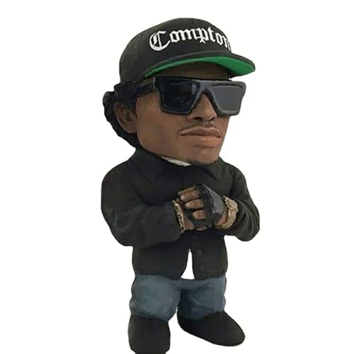 YHHIRCH Legende Gedenkornamente aus Kunstharz, Rapper-Ornament, Garten/Heimdekoration, eigenartige und interessante Rap-Musik-Stern-Statue für sich selbst oder Freunde Sammlung (F) von YHHIRCH