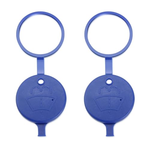 YHIJSR 2 Stücke Waschflüssigkeitsbehälter Tankdeckel Scheibenwaschbehälter Reservoirkappe Verschlussdeckel Wischwasserbehälter Deckel für Peugeot 106 206 207 406 5008 Citroen C2 von YHIJSR