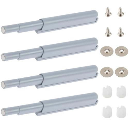 YHIJSR 4 Stück Magnetische Türschnäpper Push to Open Türöffner Druck Touch Release Schrank Magnetische Entriegelungsriegel Push Open Magnet Drucktüröffner von YHIJSR