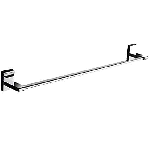 YHJZSM Handtuchhalter für Badezimmer oder Küche Handtuchhalter Alle Kupfer Handtuchhalter Wandmontage Rack Bar, Schraubenmontage, poliertes Finish, Silber 40cm 50cm 60cm (Größe: 40cm) Ges von YHJZSM