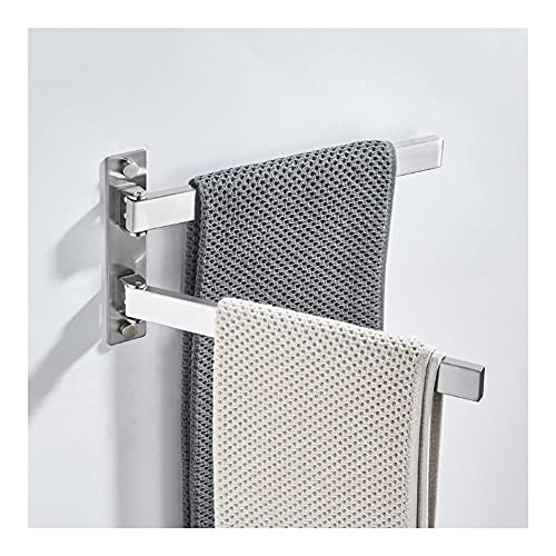 YHJZSM Handtuchhalter fürs Badezimmer, Flexibler Handtuchhalter, 304 Edelstahl, 180° schwenkbar, gebürsteter Kleiderbügel, an der Wand montierter Handtuchhalter für Badezimmer und Küche YHJZSM Handtuchhalter fürs Badezimmer, Flexibler Handtuchhalter, 304 Edelstahl, 180° schwenkbar, gebürsteter Kleiderbügel, an der Wand montierter Handtuchhalter für Badezimmer und Küche von YHJZSM