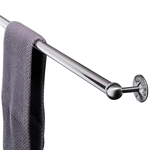 YHJZSM Superlanger Handtuchhalter, Handtuchhalter aus Edelstahl mit polierter Oberfläche, 30–140 cm Langer Handtuchhalter mit Einzelstange, mit Schrauben befestigter Handtuchhalter für Kü YHJZSM Superlanger Handtuchhalter, Handtuchhalter aus Edelstahl mit polierter Oberfläche, 30–140 cm Langer Handtuchhalter mit Einzelstange, mit Schrauben befestigter Handtuchhalter für Kü von YHJZSM