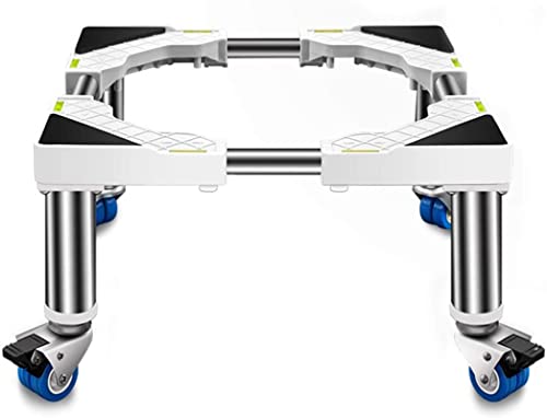 YHJZSM Waschmaschinen-Ständer, robuster Waschmaschinen-Ständer mit Rollen, Verstellbarer Gerätewagen, Kühl- und Gefrierschrank-Basishalterung, Trockner-Stent, Geräte-Kühlschrank-Ständer, von YHJZSM