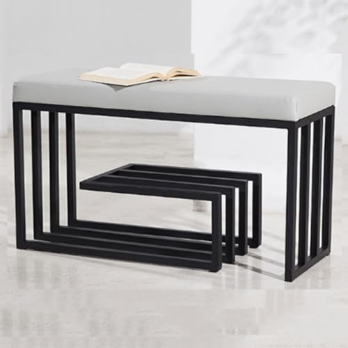 YHKJLYH Schuhbank, Aufbewahrungsbank mit Kissen, Sofabank, Bettendbank, Eingangsschuhregalbank, Geeignet für Wohnzimmer, Eingang, Veranda YHKJLYH Schuhbank, Aufbewahrungsbank mit Kissen, Sofabank, Bettendbank, Eingangsschuhregalbank, Geeignet für Wohnzimmer, Eingang, Veranda von YHKJLYH