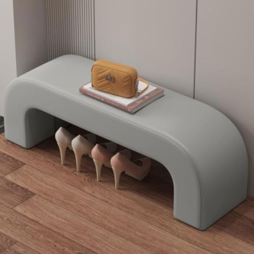 YHKJLYH Schuhbank aus Holz, Fußhocker, gepolsterte Sofabank, Bettbank, Schuhregal, Flurregal, Schlafzimmer, Wohnzimmer-Schuhregal von YHKJLYH