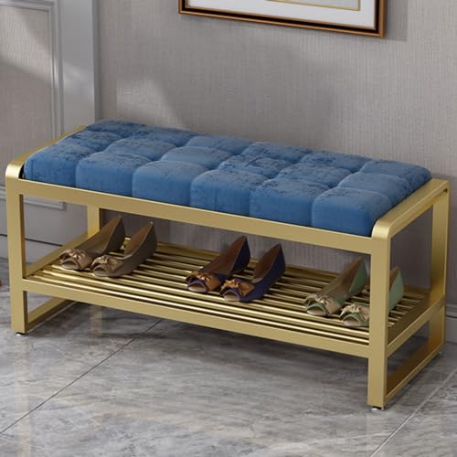 YHKJLYH Schuhbank für Zuhause, Aufbewahrungsbank, Schuhregalbank für den Eingangsbereich, Sofabank aus Samt, Bettbank am Ende, Schuhbank für Einkaufszentren, geeignet für Schlafzimmer, Wohnzimmer, E YHKJLYH Schuhbank für Zuhause, Aufbewahrungsbank, Schuhregalbank für den Eingangsbereich, Sofabank aus Samt, Bettbank am Ende, Schuhbank für Einkaufszentren, geeignet für Schlafzimmer, Wohnzimmer, E von YHKJLYH