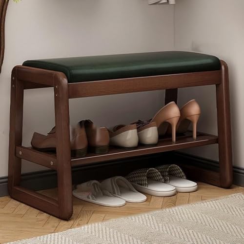 YHKJLYH Schuhbank für den Eingangsbereich mit Stauraum, gepolsterter Ottoman mit PU-Lederbezug für das Fußende des Bettes im Schlafzimmer, Schuhregal aus Massivholz, Schuhschrank für Wohnzimmer, Sch YHKJLYH Schuhbank für den Eingangsbereich mit Stauraum, gepolsterter Ottoman mit PU-Lederbezug für das Fußende des Bettes im Schlafzimmer, Schuhregal aus Massivholz, Schuhschrank für Wohnzimmer, Sch von YHKJLYH