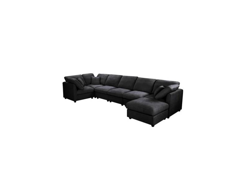 YHL Voyura Big-Sofa Moderner Sofa 6 Sitzer Übergroßes U-förmiges Modulares Sektionssofa von YHL Voyura