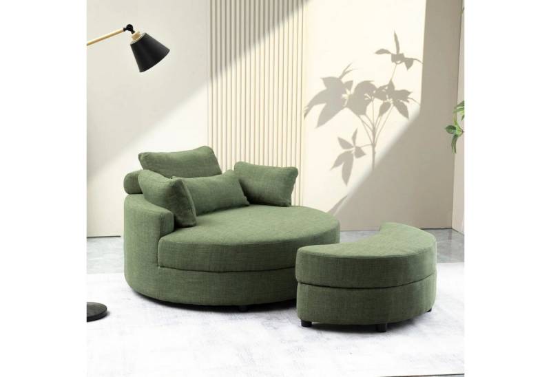 YHL Voyura Polsterstuhl Sessel YHL Voyura - mit Hocker, Dunkelgrau Leinen, Stauraum YHL Voyura Polsterstuhl Sessel YHL Voyura - mit Hocker, Dunkelgrau Leinen, Stauraum von YHL Voyura