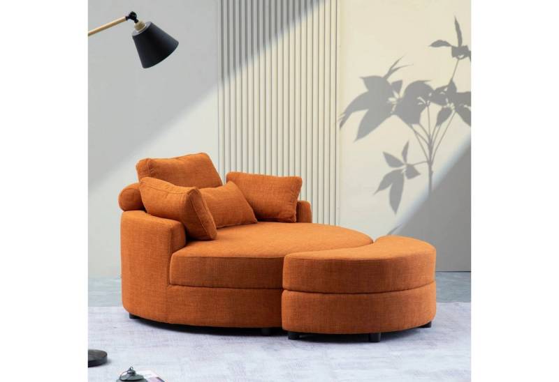 YHL Voyura Polsterstuhl Sessel YHL Voyura - mit Hocker, Dunkelgrau Leinen, Stauraum YHL Voyura Polsterstuhl Sessel YHL Voyura - mit Hocker, Dunkelgrau Leinen, Stauraum von YHL Voyura