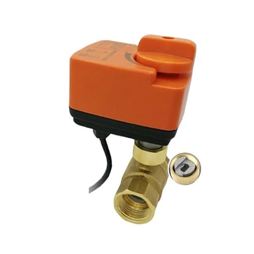 EVBV17-21 Zweidraht DC9-30DCV 110V-250ACV Elektrischer Handschalter Kugelhahn NC Wasserventil Wiederherstellung der Stromunterbrechung(110-250acv,2 way DN25) von YHMKQMDMY