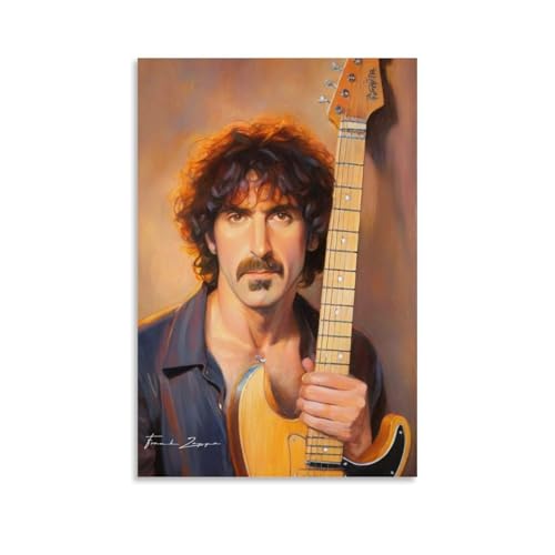 YHNGFDSKNB Frank Zappa Singer Albumcover Musikserie Leinwand Poster Wandkunst Dekorative Malerei Schlafzimmer Malerei Poster 30x45cm Ohne Rahmen von YHNGFDSKNB