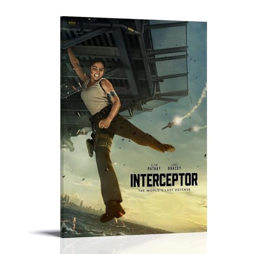 YHNGFDSKNB Interceptor Leinwandposter, moderne Klassiker, Film-, TV-Serie, Wandkunst, dekoratives Gemälde, Schlafzimmer, Poster, 30 x 45 cm, Rahmenstil YHNGFDSKNB Interceptor Leinwandposter, moderne Klassiker, Film-, TV-Serie, Wandkunst, dekoratives Gemälde, Schlafzimmer, Poster, 30 x 45 cm, Rahmenstil von YHNGFDSKNB