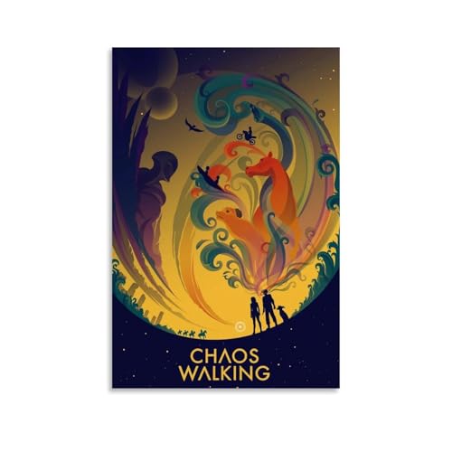 YHNGFDSKNB Leinwand-Poster, Motiv: Chaos Walking, moderne Klassiker, TV-Serie, Wandkunst, dekoratives Gemälde, Schlafzimmer, 40 x 60 cm, ungerahmter Stil YHNGFDSKNB Leinwand-Poster, Motiv: Chaos Walking, moderne Klassiker, TV-Serie, Wandkunst, dekoratives Gemälde, Schlafzimmer, 40 x 60 cm, ungerahmter Stil von YHNGFDSKNB