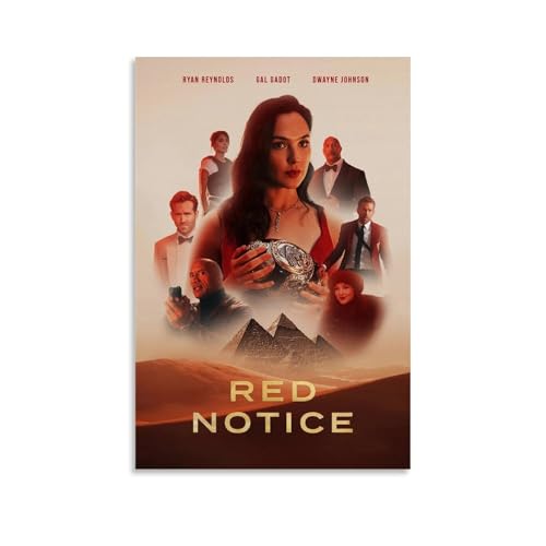 YHNGFDSKNB Leinwandposter, Motiv: Rote Notice, moderne Klassiker, Filme, TV-Serie, Wandkunst, dekoratives Gemälde, Schlafzimmer, 50 x 75 cm, ungerahmter Stil YHNGFDSKNB Leinwandposter, Motiv: Rote Notice, moderne Klassiker, Filme, TV-Serie, Wandkunst, dekoratives Gemälde, Schlafzimmer, 50 x 75 cm, ungerahmter Stil von YHNGFDSKNB