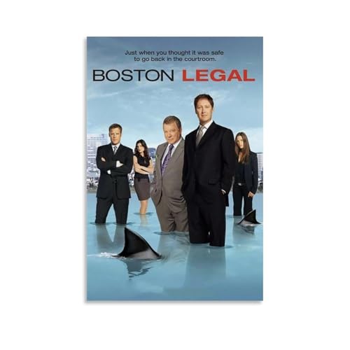 YHNGFDSKNB Leinwandposter "Boston Legal Modern Classics", TV-Serie, Wandkunst, dekoratives Gemälde, Poster, 60 x 90 cm, ungerahmter Stil von YHNGFDSKNB