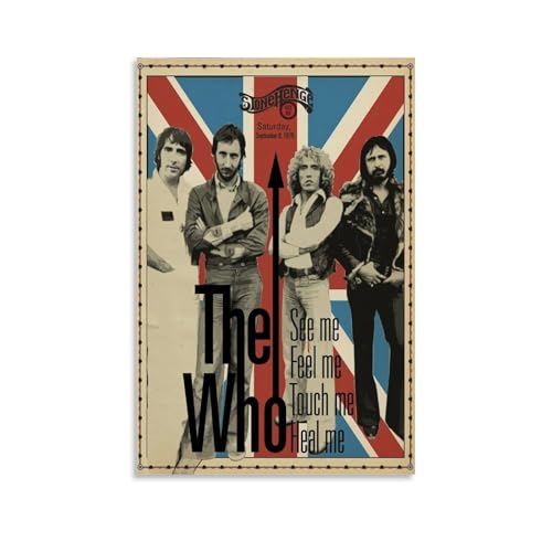 YHNGFDSKNB The Who Singer Musikserie Leinwand Poster Wandkunst Poster Wandkunst Schlafzimmer Dekor 30 x 45 cm (11 x 18 inch) Stil ohne Rahmen von YHNGFDSKNB