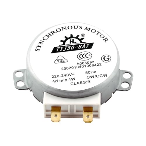 1 PC Mikrowellen-Drehteller-Backup-Motor, kompatibel mit AC 220–40 V TYJ50-8A7 Küchengerät, Mikrowellenherd-Zubehör von YHNNH