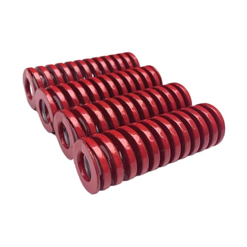 1 Stück Hochleistungs-Druckfeder – Rot, Außendurchmesser 8–50 mm, anpassbare Länge 15–350 mm, 65-Mn-Stahl-Matrizenfedern(27x13.5x300mm) von YHNNH