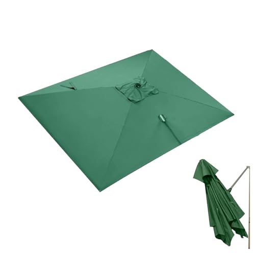 10'x10' Freischwinger-Ersatzdach für versetzten Schirm, quadratische Abdeckung für Terrassenschirm, UV-Schutzgewebe, 8-Rippen-Sonnenschirmdach für den Außenbereich 10'x10' Freischwinger-Ersatzdach für versetzten Schirm, quadratische Abdeckung für Terrassenschirm, UV-Schutzgewebe, 8-Rippen-Sonnenschirmdach für den Außenbereich von YHNNH
