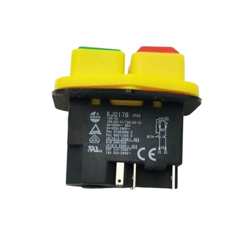 1PC KEDU KJD17B Taste Schalter 220V-240V 16A 5-pin Power Werkzeug Schalter von YHNNH