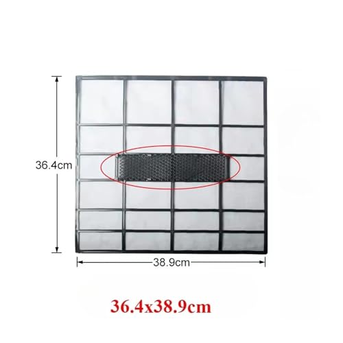 2 Filter, Kompatibel Mit Haier, Klimaanlagenfilter, Staubdicht, For Entfernen For 1P 1,5P Wand-AC(36.4 * 38.9cm 2pcs) von YHNNH