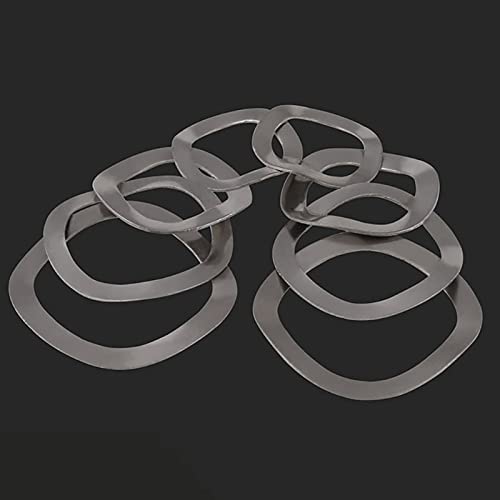 20 Stück Wellenscheiben 304 A2 Edelstahl-Knitterscheiben for M3 M4 M5 M6 M8 M10 M12-M41(M3x6x0.3mm) von YHNNH