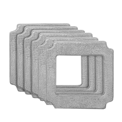 21 X 21 Cm Reinigungsmopps, Kompatibel Mit ABIR, WD8 Fensterputzroboter, Wiederverwendbare, Waschbare Lappen For Waschen Von Fenstern Und Glas, Dickes Wischen 21 X 21 Cm Reinigungsmopps, Kompatibel Mit ABIR, WD8 Fensterputzroboter, Wiederverwendbare, Waschbare Lappen For Waschen Von Fenstern Und Glas, Dickes Wischen von YHNNH