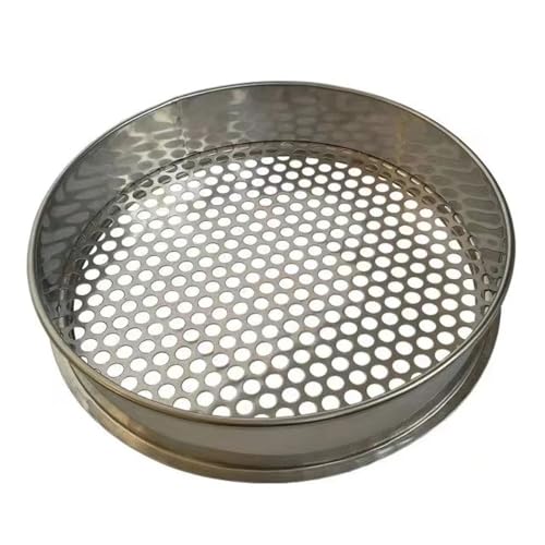 35 cm rundes Sieb aus Edelstahl 304 – nahtloses Lebensmittelsieb for Backen, Bohnen- und Obstfiltern(35mm) von YHNNH