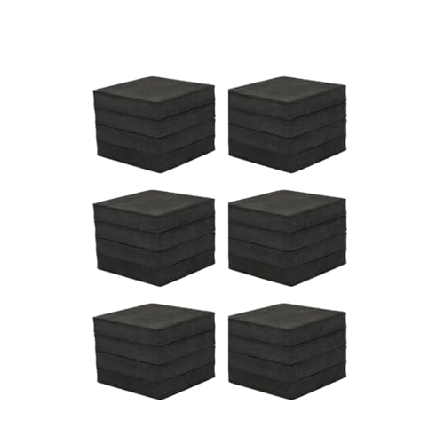 4–24 Stück Anti-Vibrations-Pads For Waschmaschinen, Stoßfest, Quadratisch, Rutschfest, For Kühlschrank, Boden, Möbel, Schutzmatte, 10 X 10 Cm(24pcs) von YHNNH