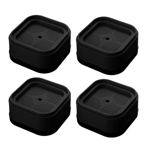 4 Teile/satz Waschmaschine Anti Vibration Füße Pads Gummi Matte Kühlschrank Anti-vibration Pads Unterstützung Stehen(4pcs-black) von YHNNH