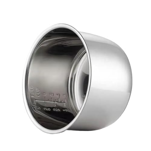 4L Elektrischer Schnellkochtopf Liner Innenschalen Multicooker Schüssel Edelstahltank for Kochen von Suppenbrei von YHNNH