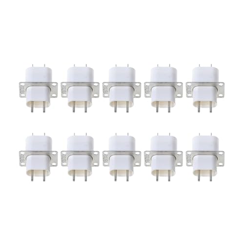5/10 Stück Elektronischer Mikrowellenherd-Magnetron-Stecker, 4 Filament-Pin-Steckdosen, Konverter, Magnetron-Anschlussstecker Mit Kondensator(10pcs) von YHNNH
