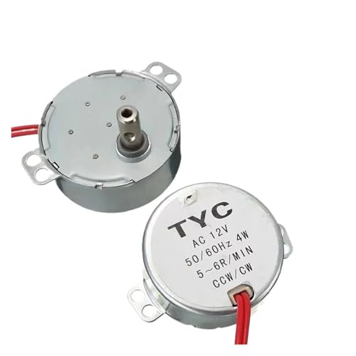 5–6 U/min Stabiler Synchronmotor Pro TYC-50 AC 220 V 12 V 50/60 Hz Drehmoment 4KGF.CM 4 W CW/CCW Mikrowellen-Drehteller For Elektrischen Ventilator(AC 12V) von YHNNH