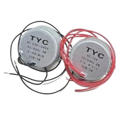5-6 U/min Stabiler Synchronmotor TYC-50 AC 220V 12V 50/60HzTorque 4KGF.CN4WCW/CCW Mikrowellen-Drehteller For Elektrischen Ventilator(AC 12V) von YHNNH