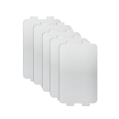 5 Stück Dickere Ersatzteile For Mikrowellenherde, Glimmerplatten For Mikrowellenherde, 10,7 X 6,4 Cm, Kompatibel Mit Midea, Magnetronkappe For Mikrowellenherde von YHNNH